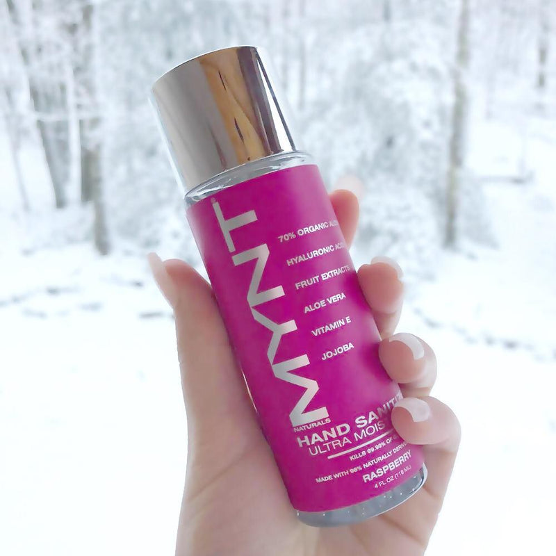 MYNT HAND SANITIZER RASPBERRY  4 FL OZ