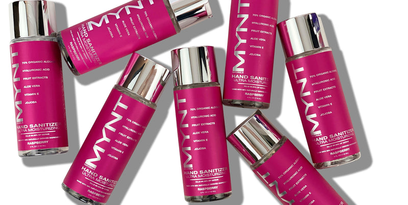 MYNT HAND SANITIZER RASPBERRY  4 FL OZ